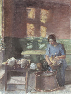 With the chickens